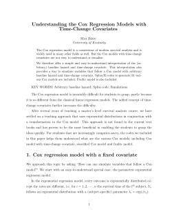 Understanding the Cox model