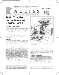 Summer 2016 - Vol XXIV No. 3