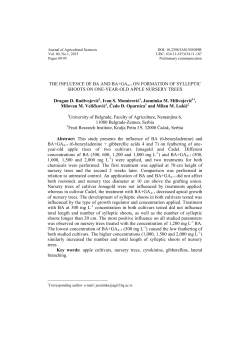 THE INFLUENCE OF BA AND BA+GA4+7 ON