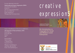 An Introduction to Copyright for Small and Medium