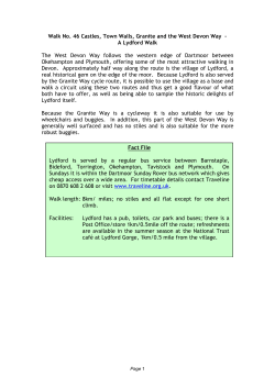 Lydford Walk - Devon County Council