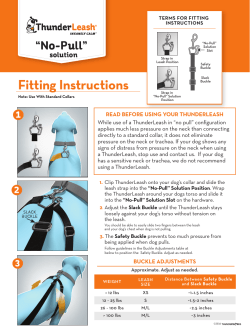 a copy of the packaged instructions for a ThunderLeash