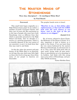 The Masterminds of Stonehenge