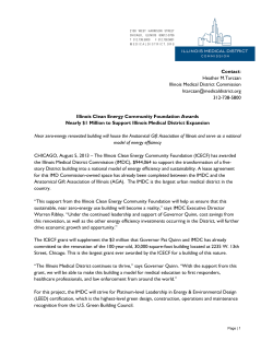Illinois Clean Energy Community Foundation Awards