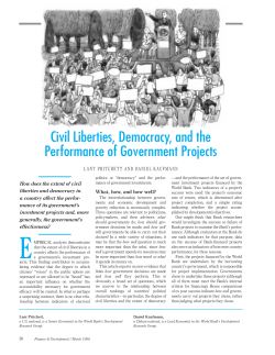 Civil Liberties, Democracy, and the Performance of Government
