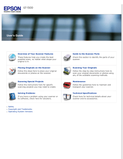User`s Guide (Downloadable/Printable Version) - GT-1500