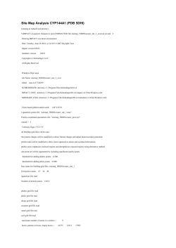 Site Map Analysis CYP144A1 (PDB 5DHI)