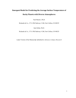 Emergent Model for Predicting the Average Surface