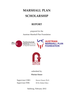 marshall plan scholarship - Austrian Marshall Plan Foundation