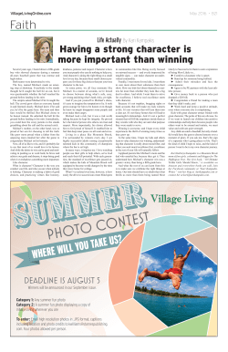 Having a Strong Character is More Important than