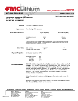 lithium chlorine