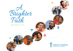 ANNUAL REPORT 2015&ndash;2016 - Catholic Charities of the