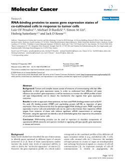 RNA-binding proteins to assess gene expression states of co