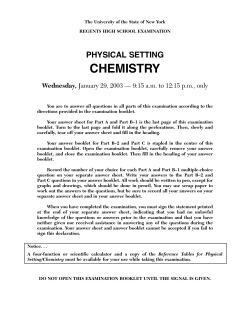 physical setting chemistry
