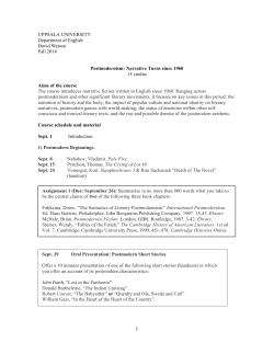 Assignment 1 (Due: September 26): Summarize in