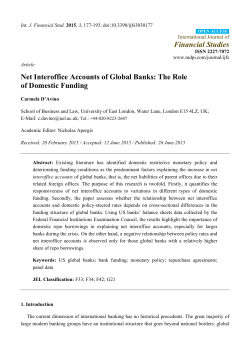 Net Interoffice Accounts of Global Banks: The Role of Domestic