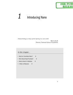1 Introducing Nano