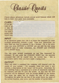 classicquests-manual-alt - Museum of Computer Adventure Game
