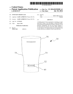 Innovative beer glass