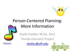 Person-Centered Planning: More Information - FAVI Deaf