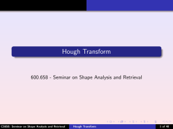 Hough Transform