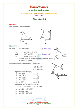 Exercise 3.2 - Tiwari Academy