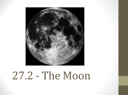 27.2 - The Moon