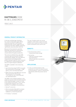 OGM | Haffmans - Pentair Haffmans