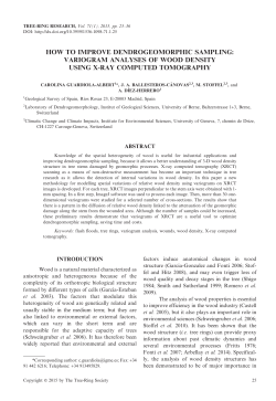 how to improve dendrogeomorphic sampling