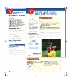 2 The Male and Female Reproductive Systems