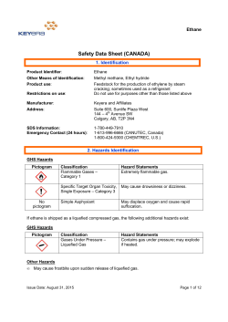Ethane Canada SDS Keyera