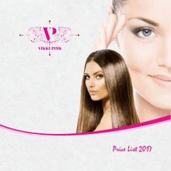 Beauty Price List
