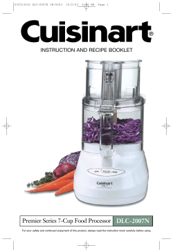 Premier Series 7-Cup Food Processor DLC-2007N