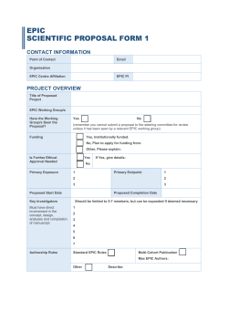 epic scientific proposal form 1