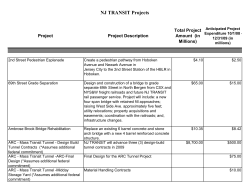 NJ TRANSIT Projects - State of New Jersey