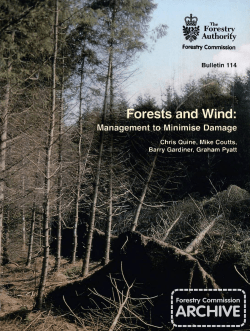 Forests and wind: management to minimise damage