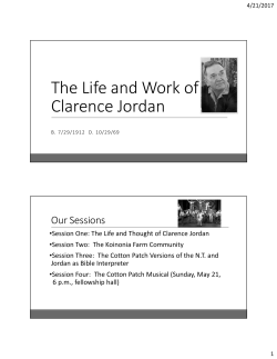 Session 1 Handouts - Hope Lutheran Church
