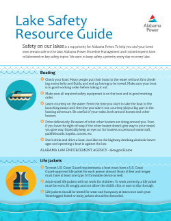 Lake Safety Resource Guide