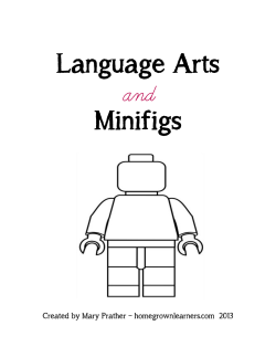 Language Arts Minifigs
