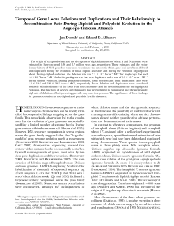 Tempos of Gene Locus Deletions and Duplications and