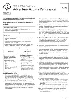 Adventure Activity Permission