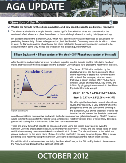 Question of the Month AGA UPDATE