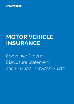 MOTOR VEHICLE INSURANCE