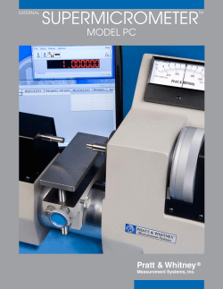 PDF Brochure - External Supermicrometer Model PC