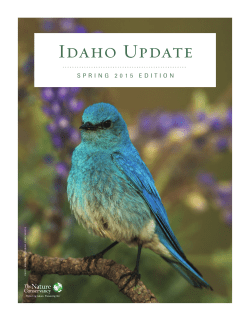 Idaho Update - The Nature Conservancy