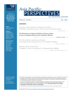 The Future of US Relations with Japan and China