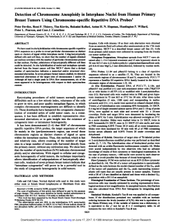 Detection of Chromosome Aneuploidy in Interphase Nuclei from