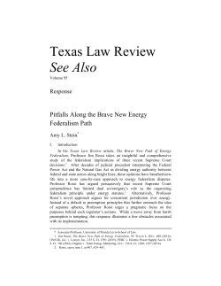Texas Law Review See Also