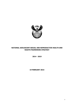national adolescent sexual and reproductive health and rights