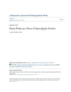 Harry Potter as a Piece of Apocalyptic Fiction
